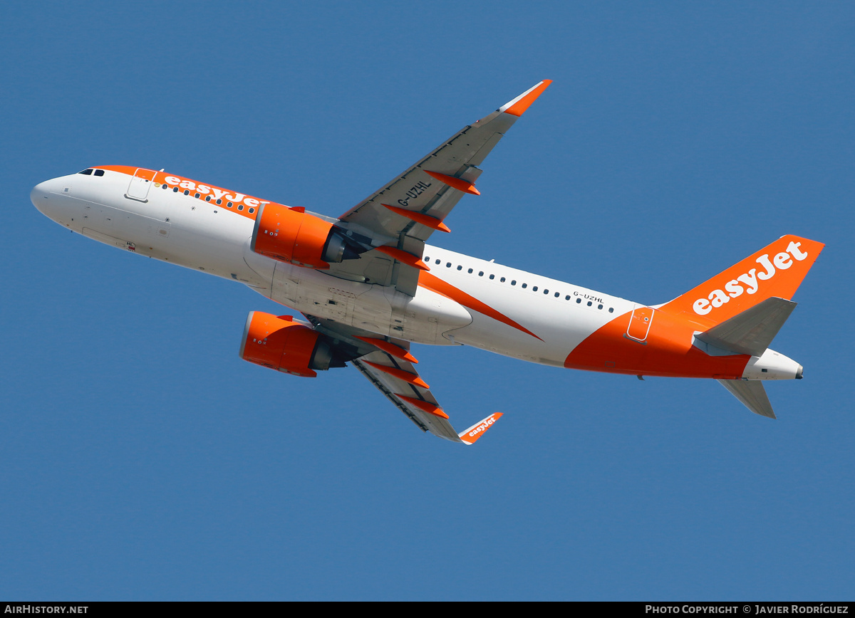 Aircraft Photo of G-UZHL | Airbus A320-251N | EasyJet | AirHistory.net #598769