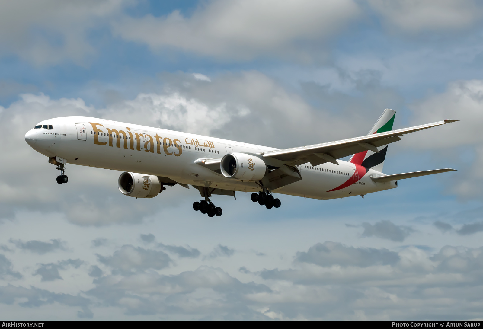 Aircraft Photo of A6-EMS | Boeing 777-31H | Emirates | AirHistory.net #598792