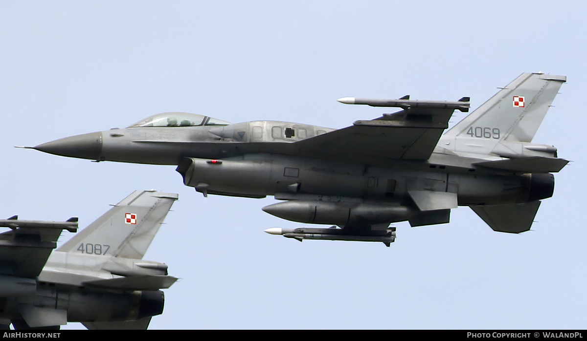 Aircraft Photo of 4069 | Lockheed Martin F-16CJ Fighting Falcon | Poland - Air Force | AirHistory.net #598809