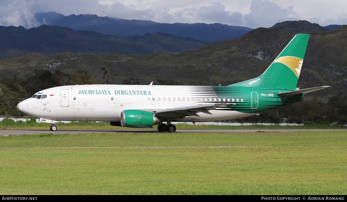 Aircraft Photo of PK-JRB | Boeing 737-3Y0(SF) | Jayawijaya Dirgantara | AirHistory.net #598823