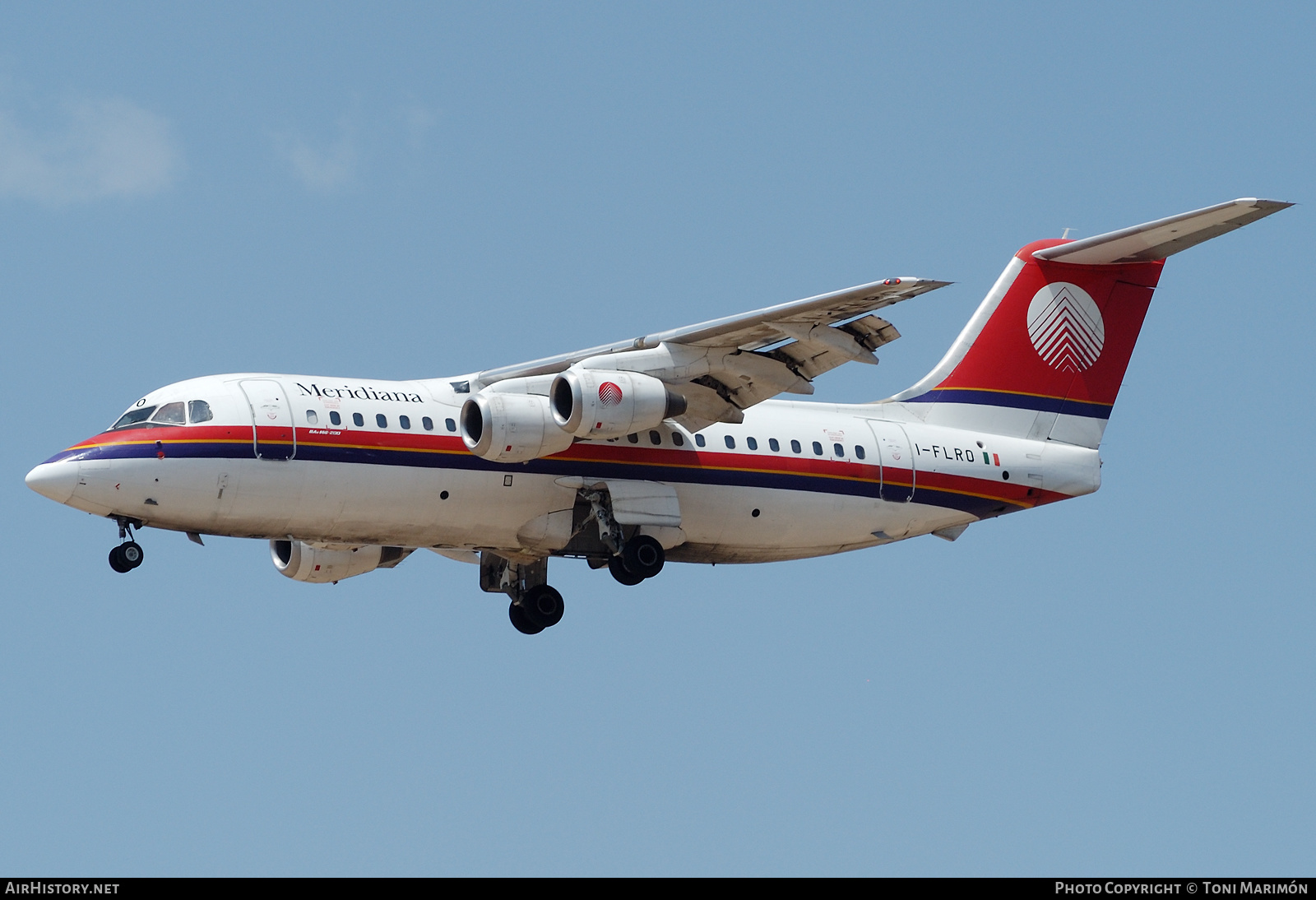 Aircraft Photo of I-FLRO | British Aerospace BAe-146-200 | Meridiana | AirHistory.net #598834