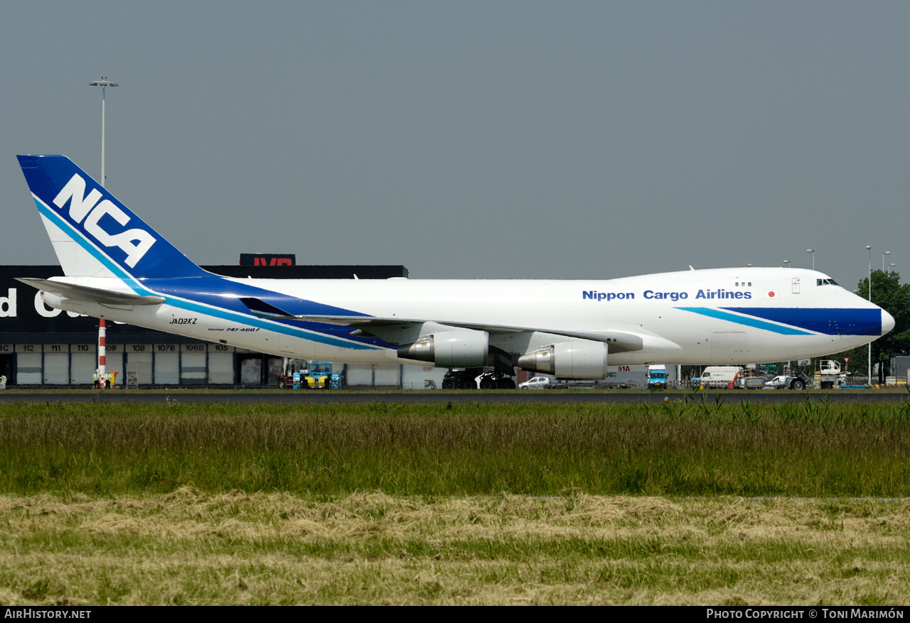 Aircraft Photo of JA02KZ | Boeing 747-481F/SCD | Nippon Cargo Airlines - NCA | AirHistory.net #598843