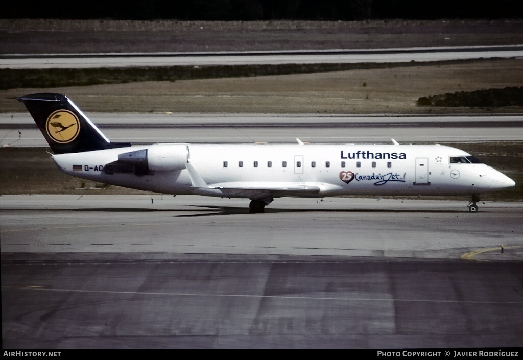 Aircraft Photo of D-ACJC | Canadair CRJ-200LR (CL-600-2B19) | Lufthansa | AirHistory.net #598845