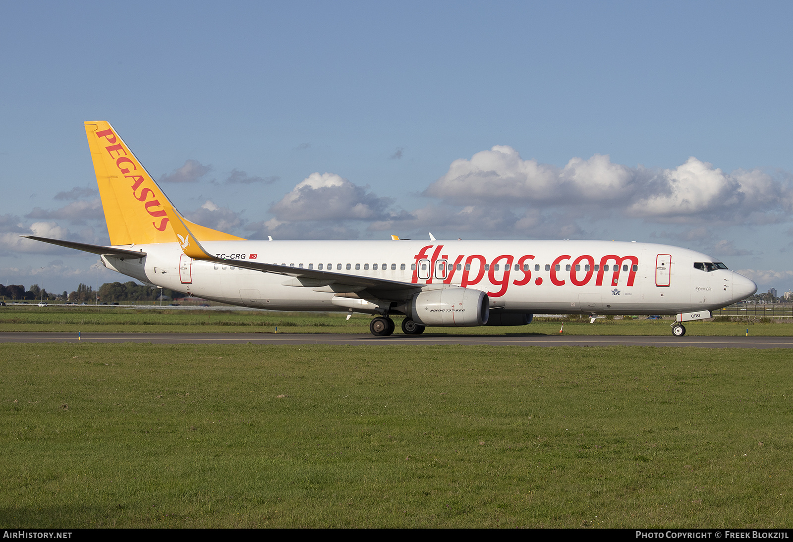Aircraft Photo of TC-CRG | Boeing 737-800 | Pegasus Airlines | AirHistory.net #598861