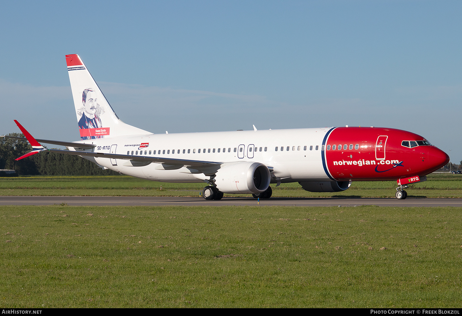 Aircraft Photo of SE-RTG | Boeing 737-8 Max 8 | Norwegian | AirHistory.net #598882