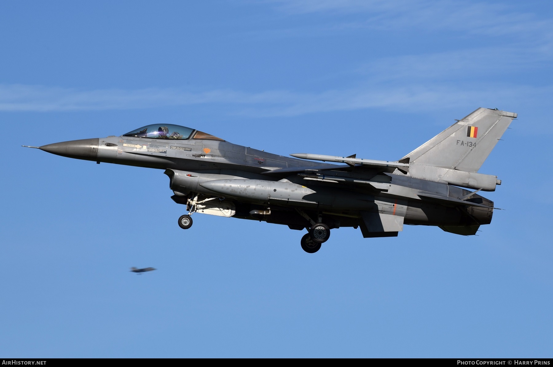 Aircraft Photo of FA-134 | General Dynamics F-16AM Fighting Falcon | Belgium - Air Force | AirHistory.net #598894