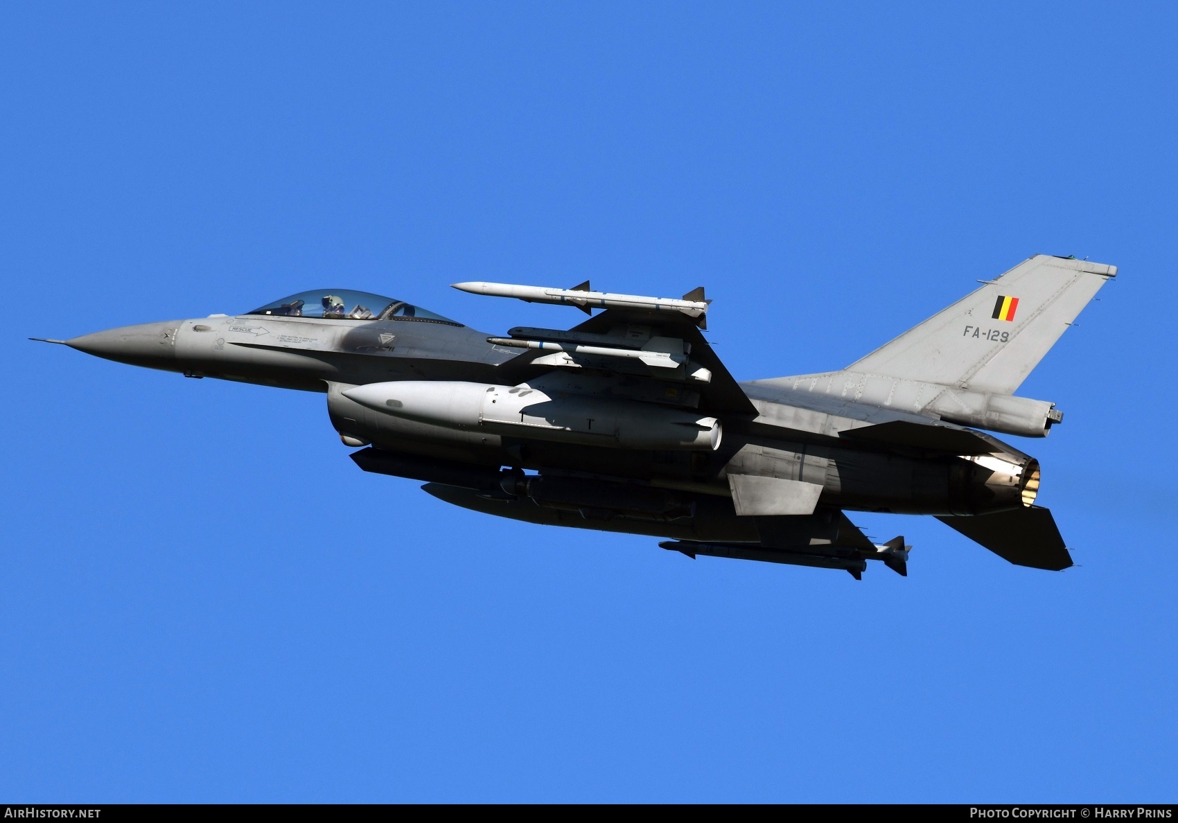 Aircraft Photo of FA129 | General Dynamics F-16AM Fighting Falcon | Belgium - Air Force | AirHistory.net #598898