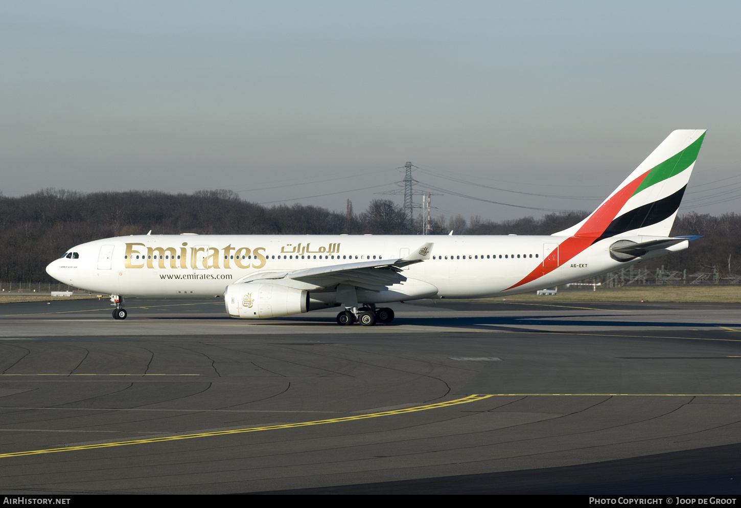 Aircraft Photo of A6-EKT | Airbus A330-243 | Emirates | AirHistory.net #598899
