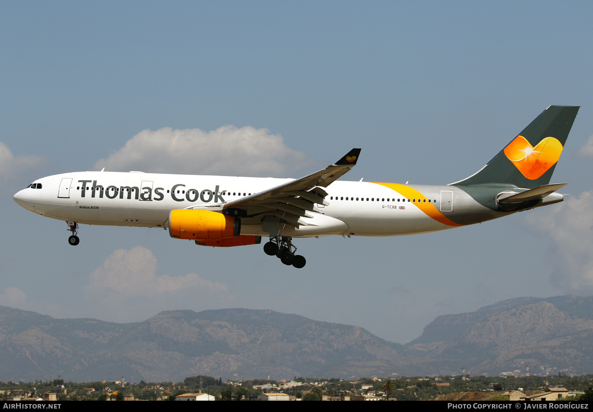 Aircraft Photo of G-TCXB | Airbus A330-243 | Thomas Cook Airlines | AirHistory.net #598901