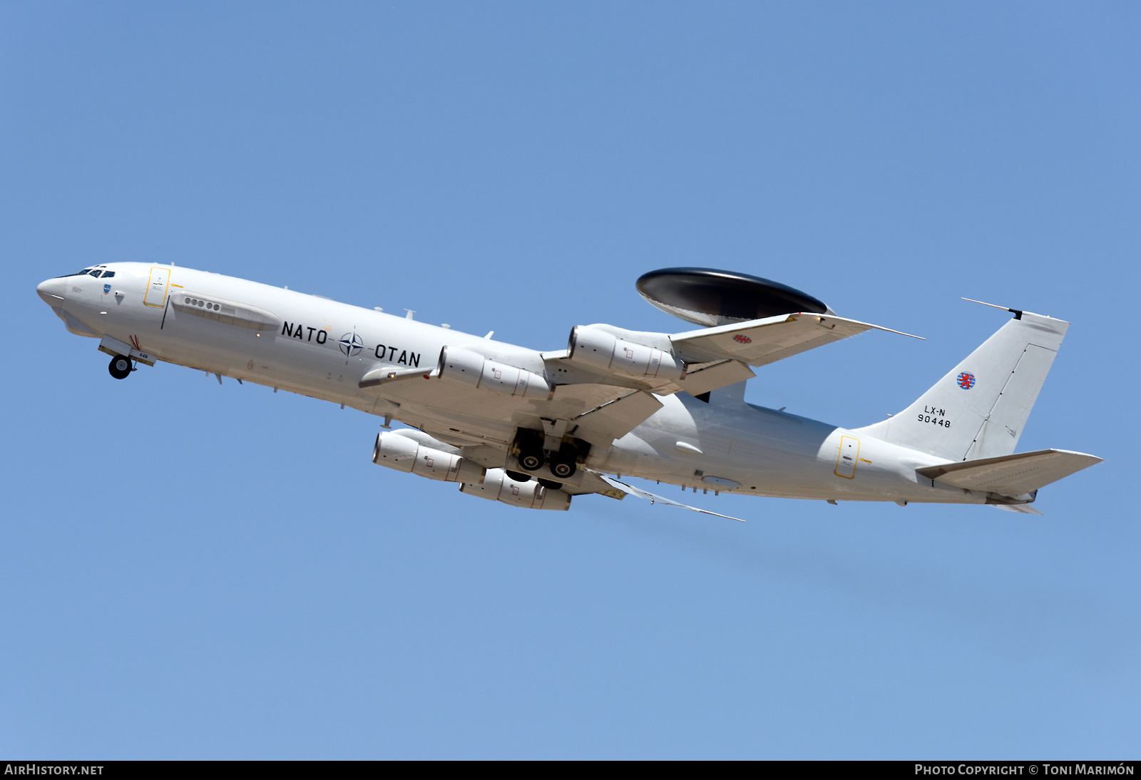 Aircraft Photo of LX-N90448 | Boeing E-3A Sentry | Luxembourg - NATO | AirHistory.net #598907