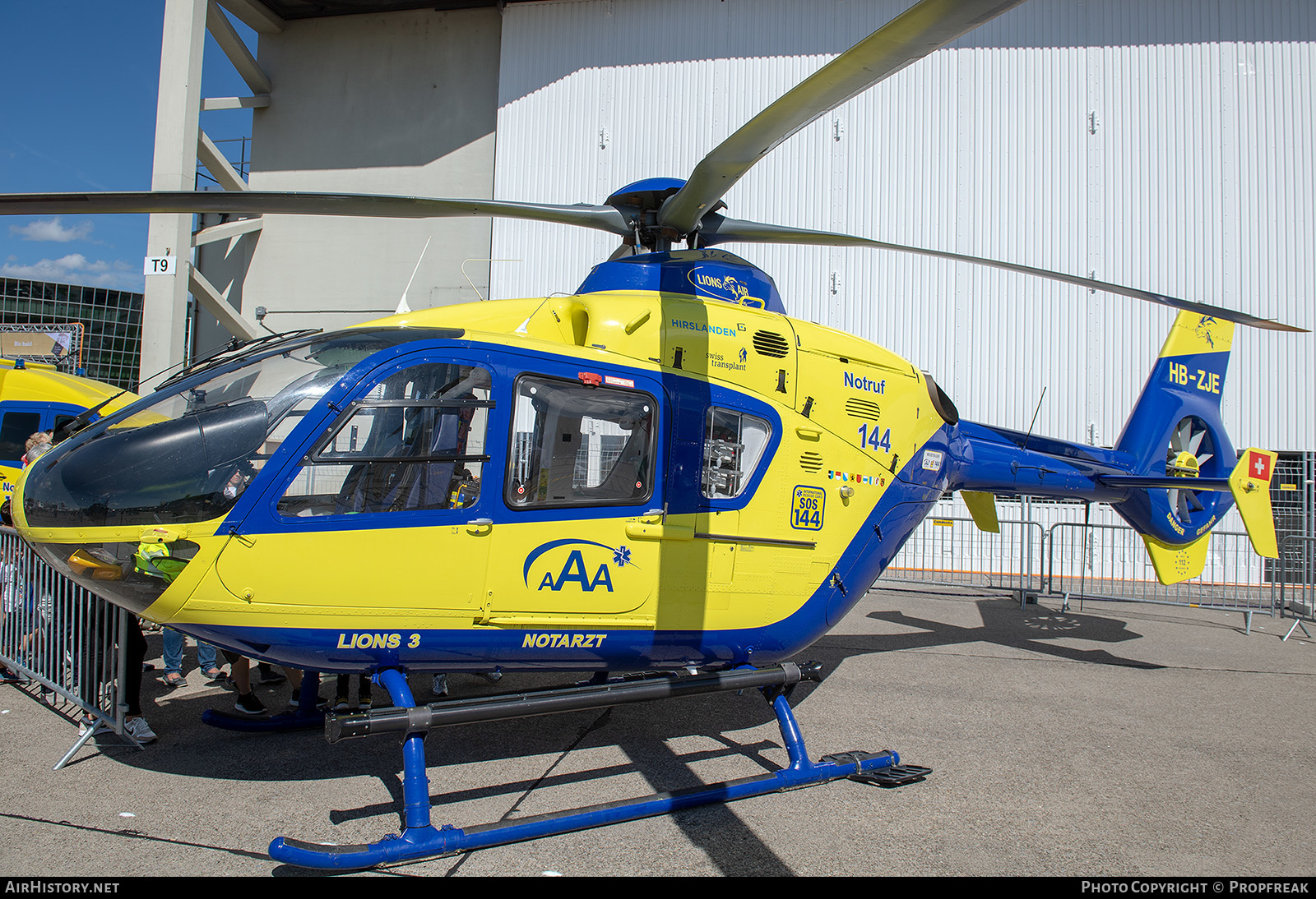 Aircraft Photo of HB-ZJE | Eurocopter EC-135P-1 | Lions Air | AirHistory.net #598931