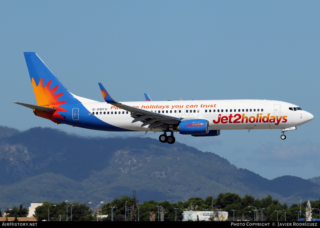 Aircraft Photo of G-GDFU | Boeing 737-8K5 | Jet2 Holidays | AirHistory.net #598957