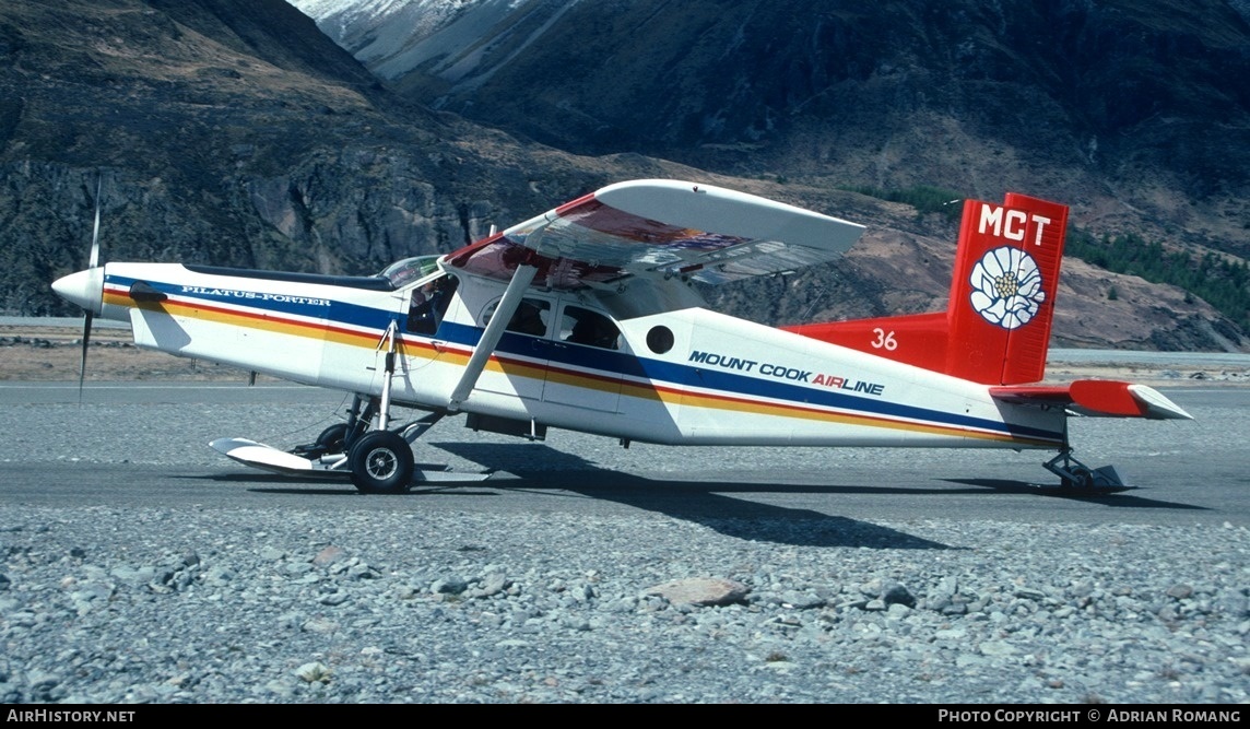 Aircraft Photo of ZK-MCT / MCT | Pilatus PC-6/B2-H4 Turbo Porter | Mount Cook Airline | AirHistory.net #599028