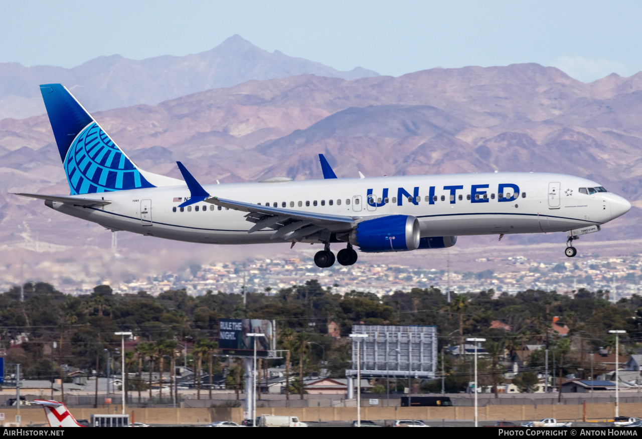 Aircraft Photo of N27283 | Boeing 737-8 Max 8 | United Airlines | AirHistory.net #599040