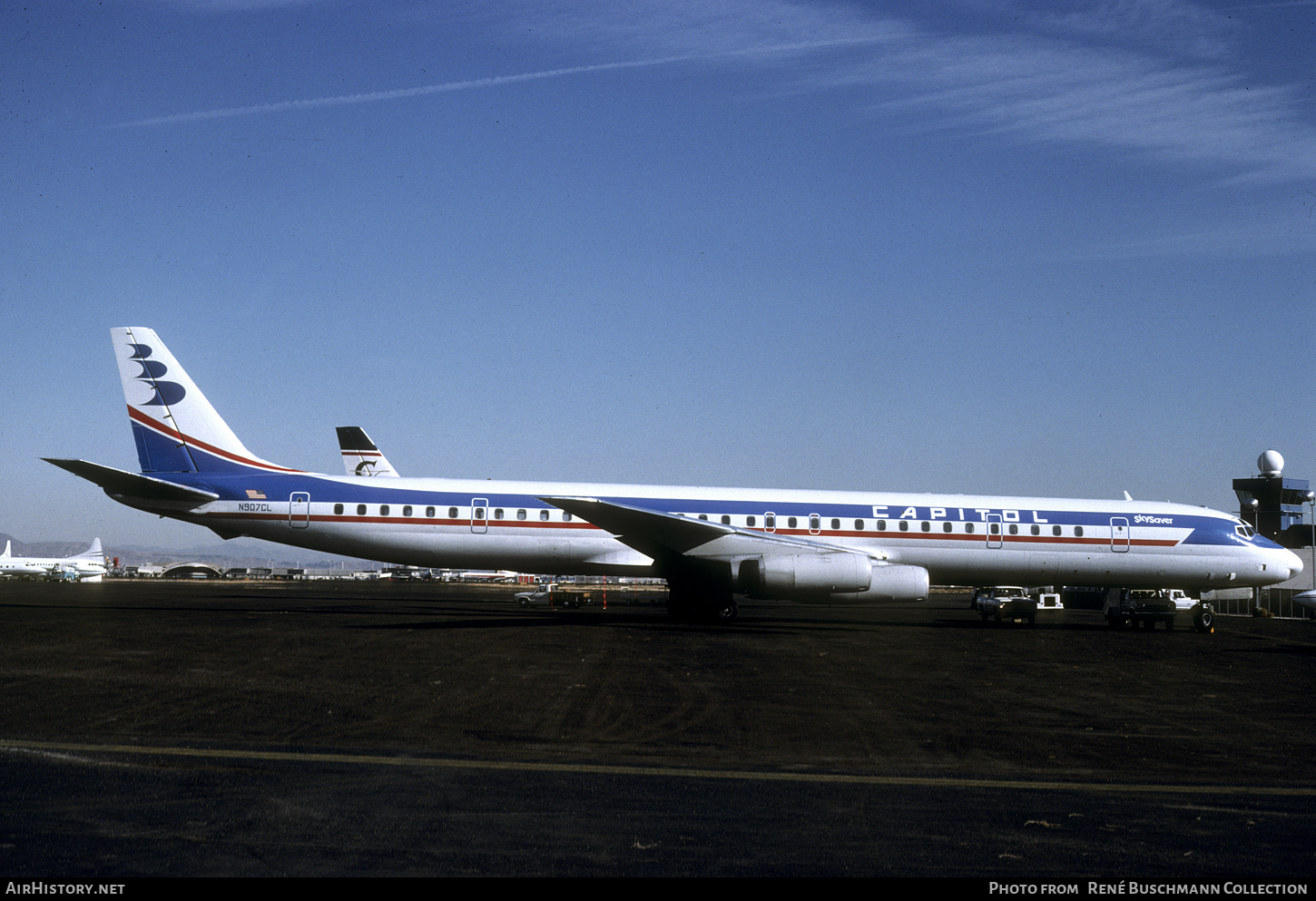 Aircraft Photo of N907CL | McDonnell Douglas DC-8-63CF | Capitol Airways | AirHistory.net #599052