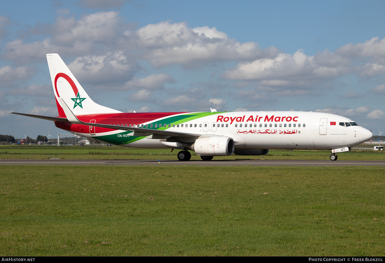 Aircraft Photo of CN-ROT | Boeing 737-8B6 | Royal Air Maroc - RAM | AirHistory.net #599063