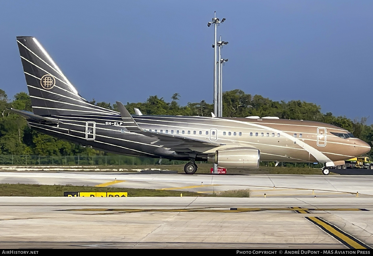 Aircraft Photo of 9H-ELF | Boeing 737-7BC BBJ | AirHistory.net #599074