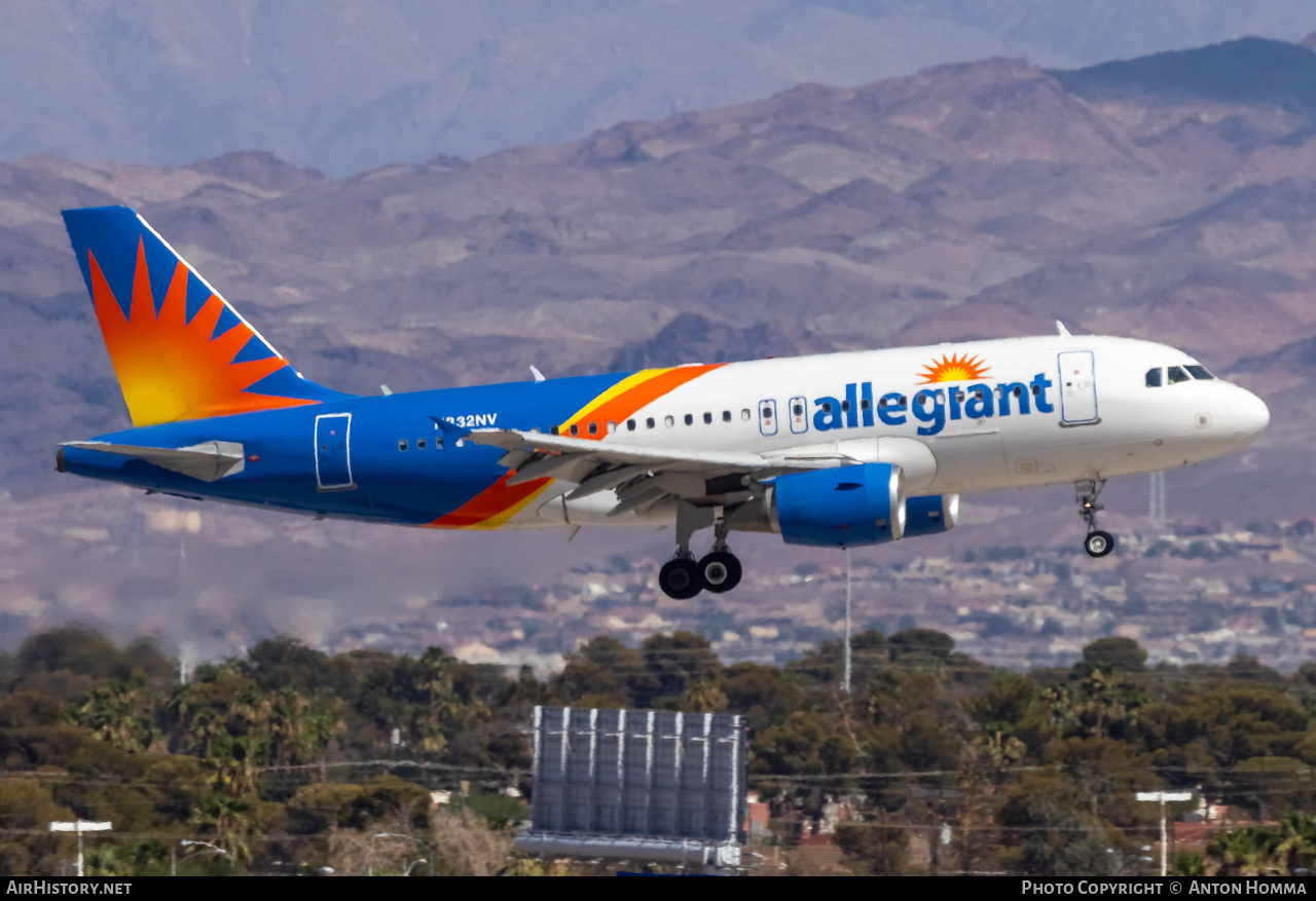 Aircraft Photo of N332NV | Airbus A319-111 | Allegiant Air | AirHistory.net #599079