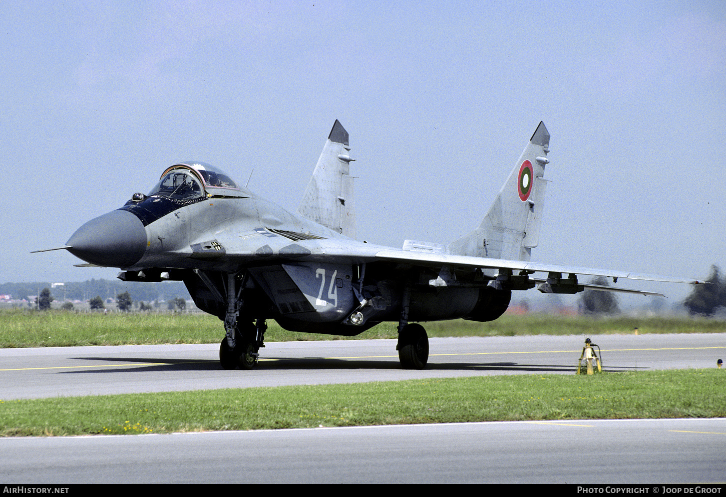 Aircraft Photo of 24 | Mikoyan-Gurevich MiG-29A (9-12A) | Bulgaria - Air Force | AirHistory.net #599083
