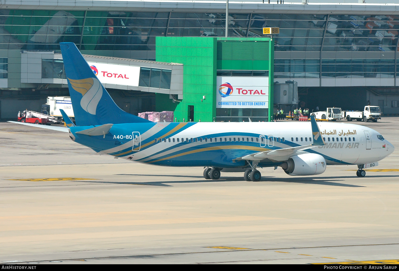 Aircraft Photo of A4O-BQ | Boeing 737-81M | Oman Air | AirHistory.net #599085