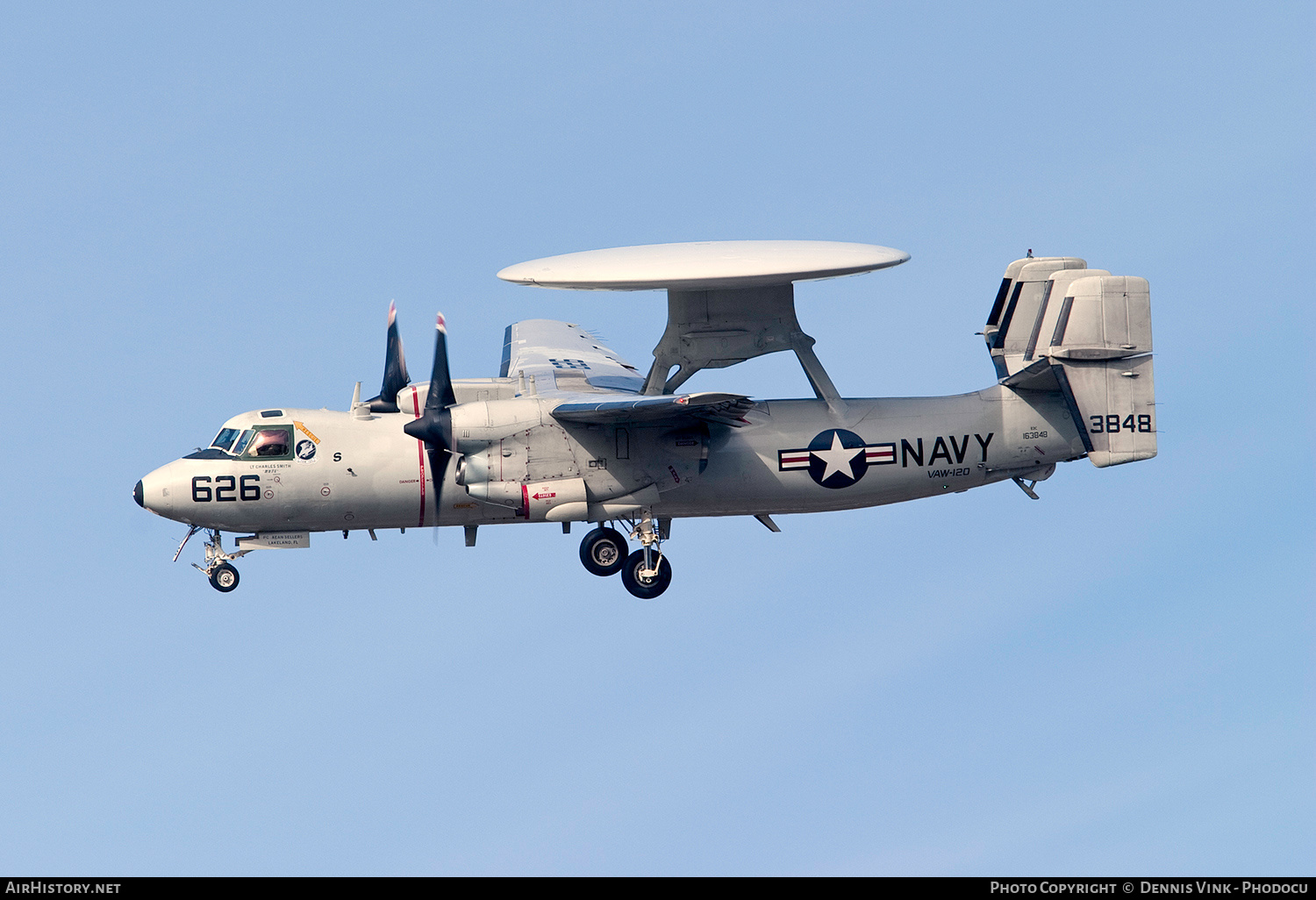 Aircraft Photo of 163848 | Grumman E-2C Hawkeye | USA - Navy | AirHistory.net #599087