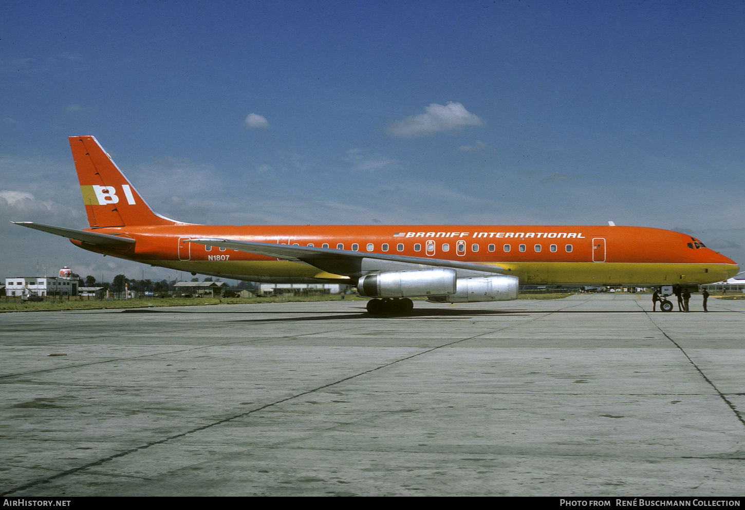 Aircraft Photo of N1807 | McDonnell Douglas DC-8-62CF | Braniff International Airways | AirHistory.net #599095