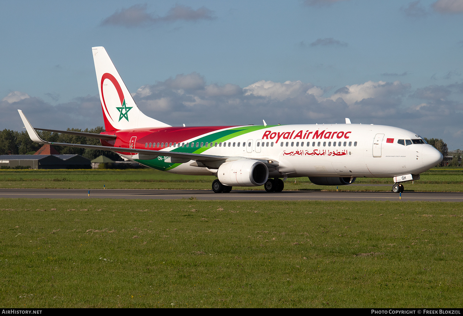 Aircraft Photo of CN-RGH | Boeing 737-86N | Royal Air Maroc - RAM | AirHistory.net #599096