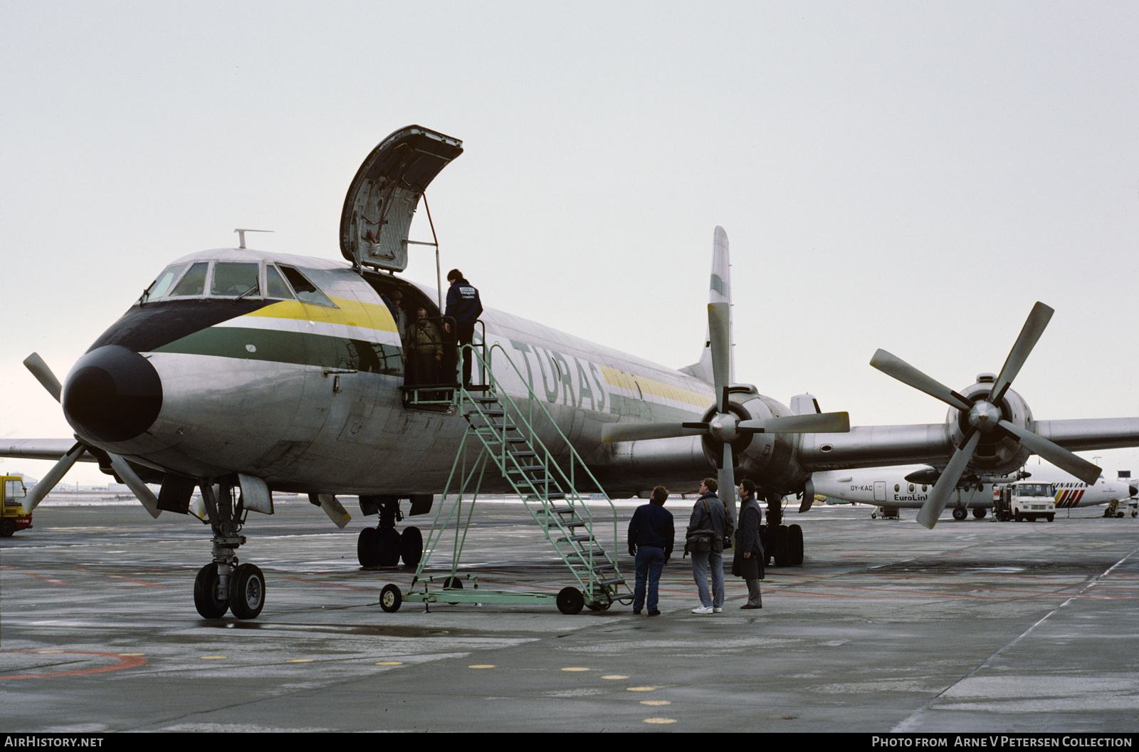 Aircraft Photo of EI-BRP | Canadair CL-44J | Aer Turas | AirHistory.net #599115