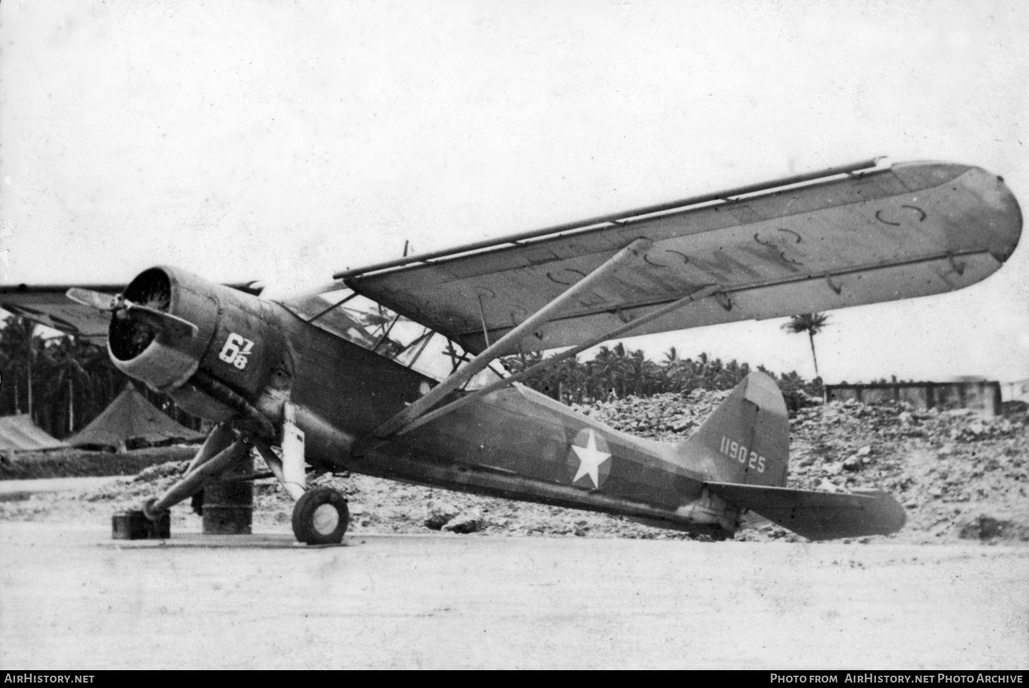 Aircraft Photo of 41-19025 / 119025 | Stinson L-1A Vigilant | USA - Air Force | AirHistory.net #599126