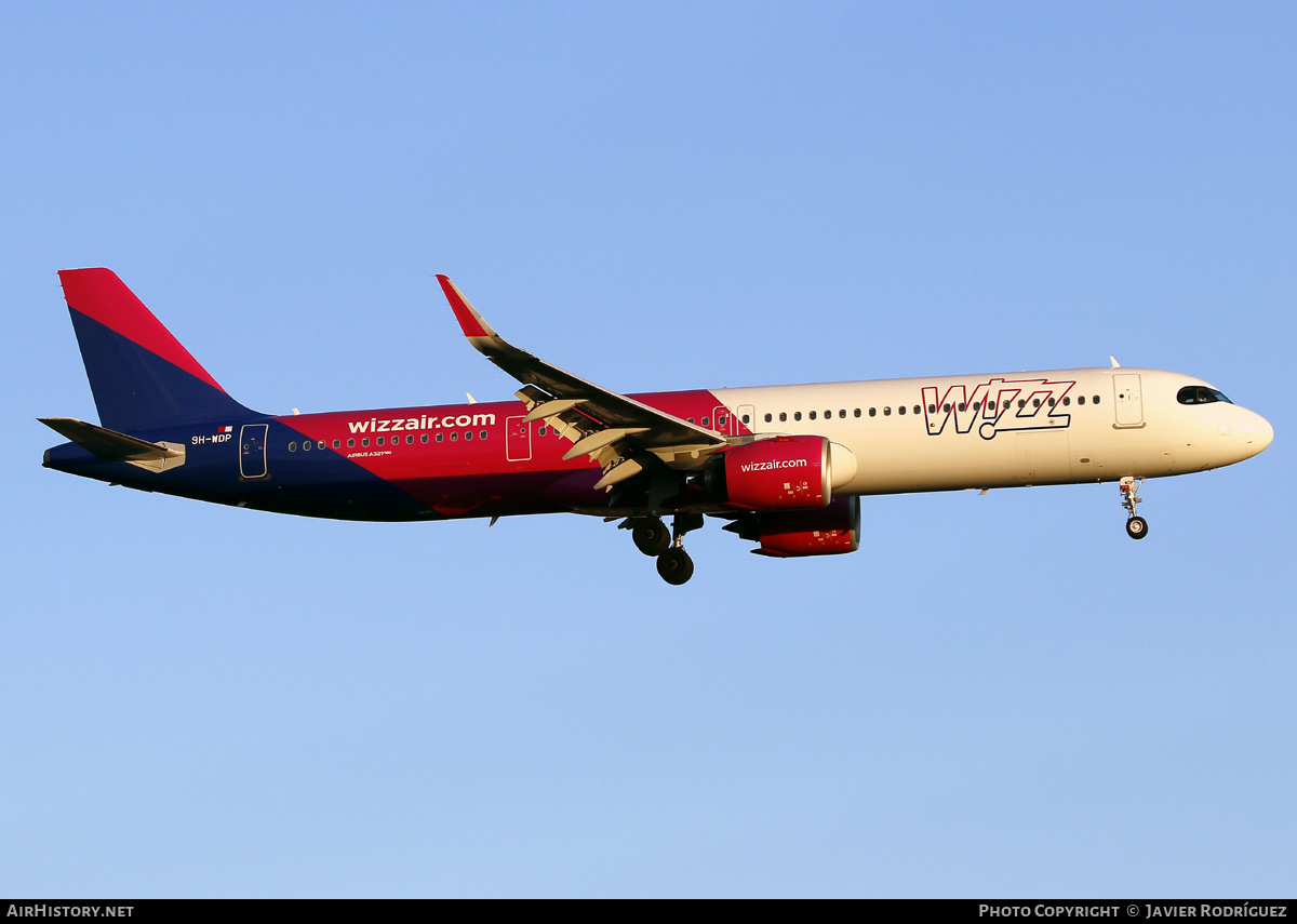Aircraft Photo of 9H-WDP | Airbus A321-271NX | Wizz Air | AirHistory.net #599156