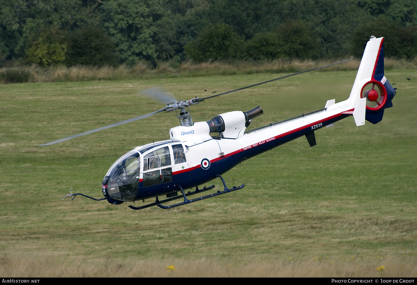 Aircraft Photo of XZ939 | Aerospatiale SA-341C Gazelle HT2 | UK - Air Force | AirHistory.net #599179