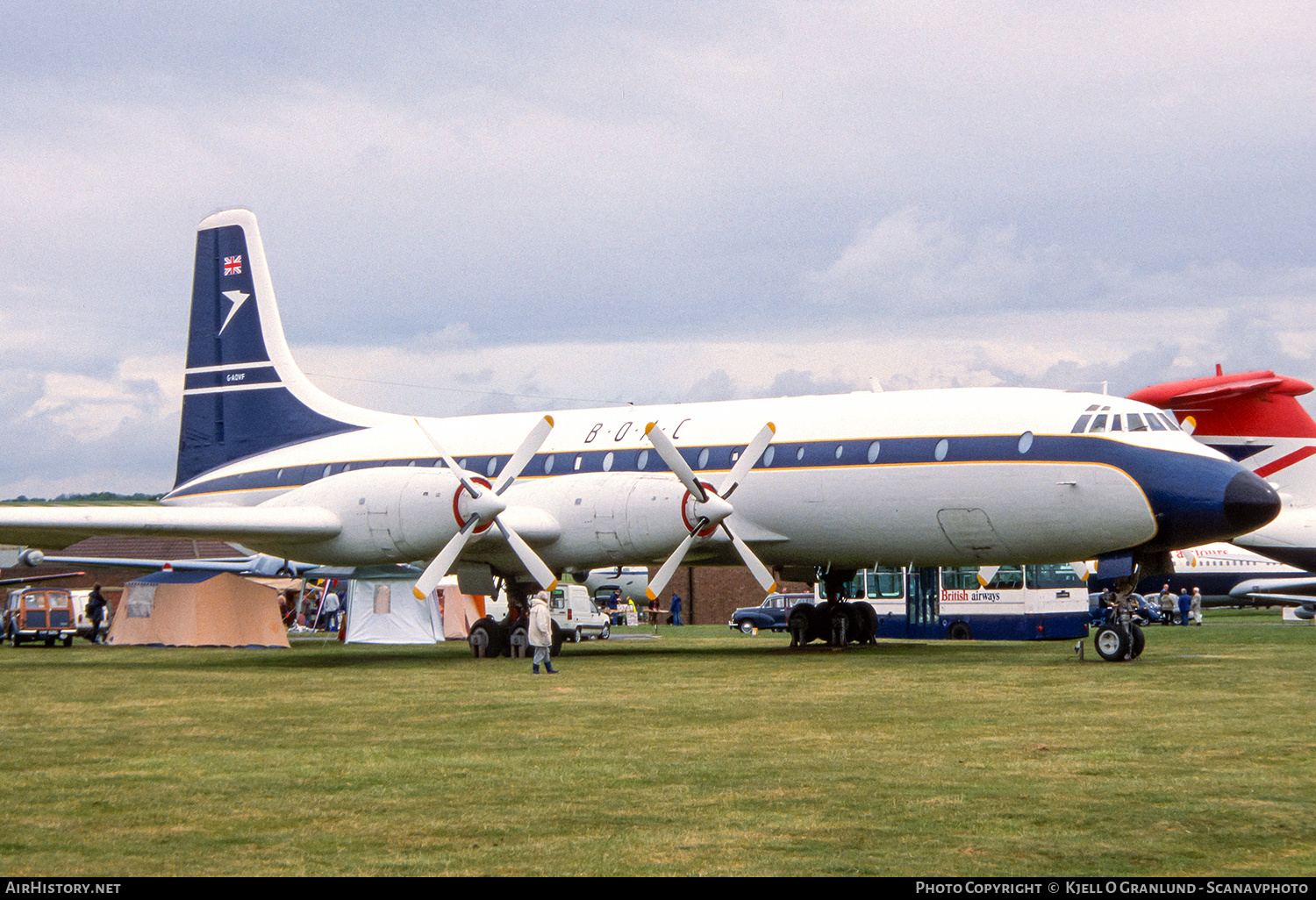 Aircraft Photo of G-AOVF | Bristol 175 Britannia 312F | BOAC - British Overseas Airways Corporation | AirHistory.net #599186