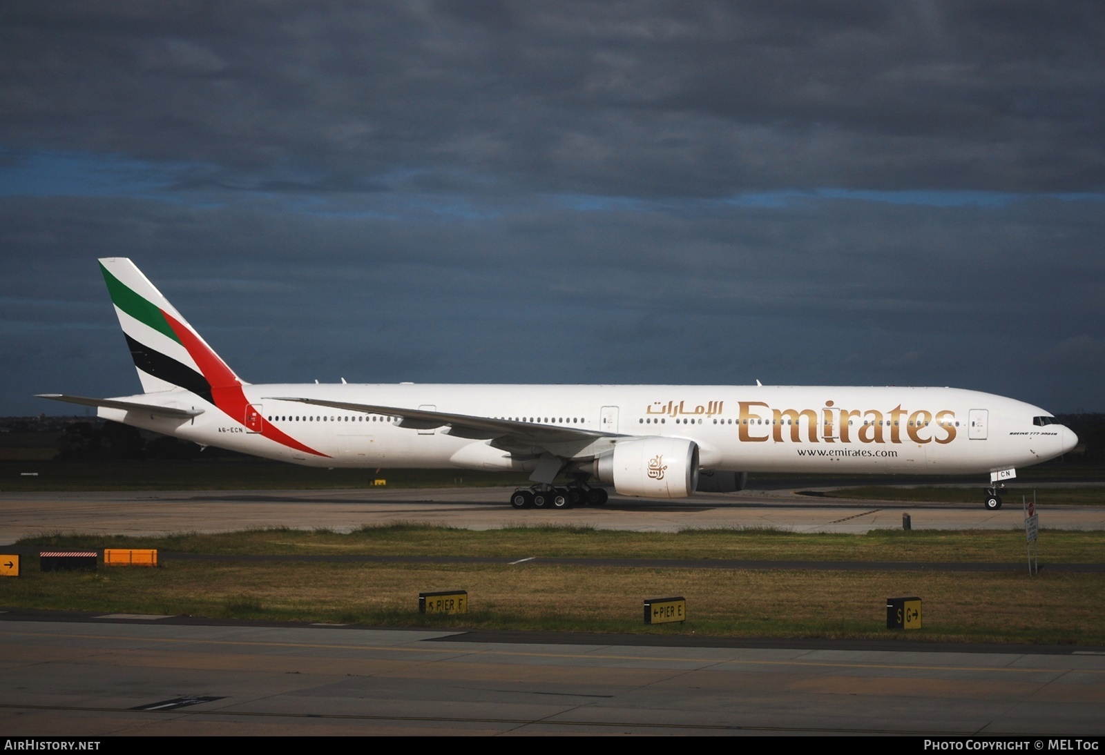 Aircraft Photo of A6-ECN | Boeing 777-36N/ER | Emirates | AirHistory.net #599192