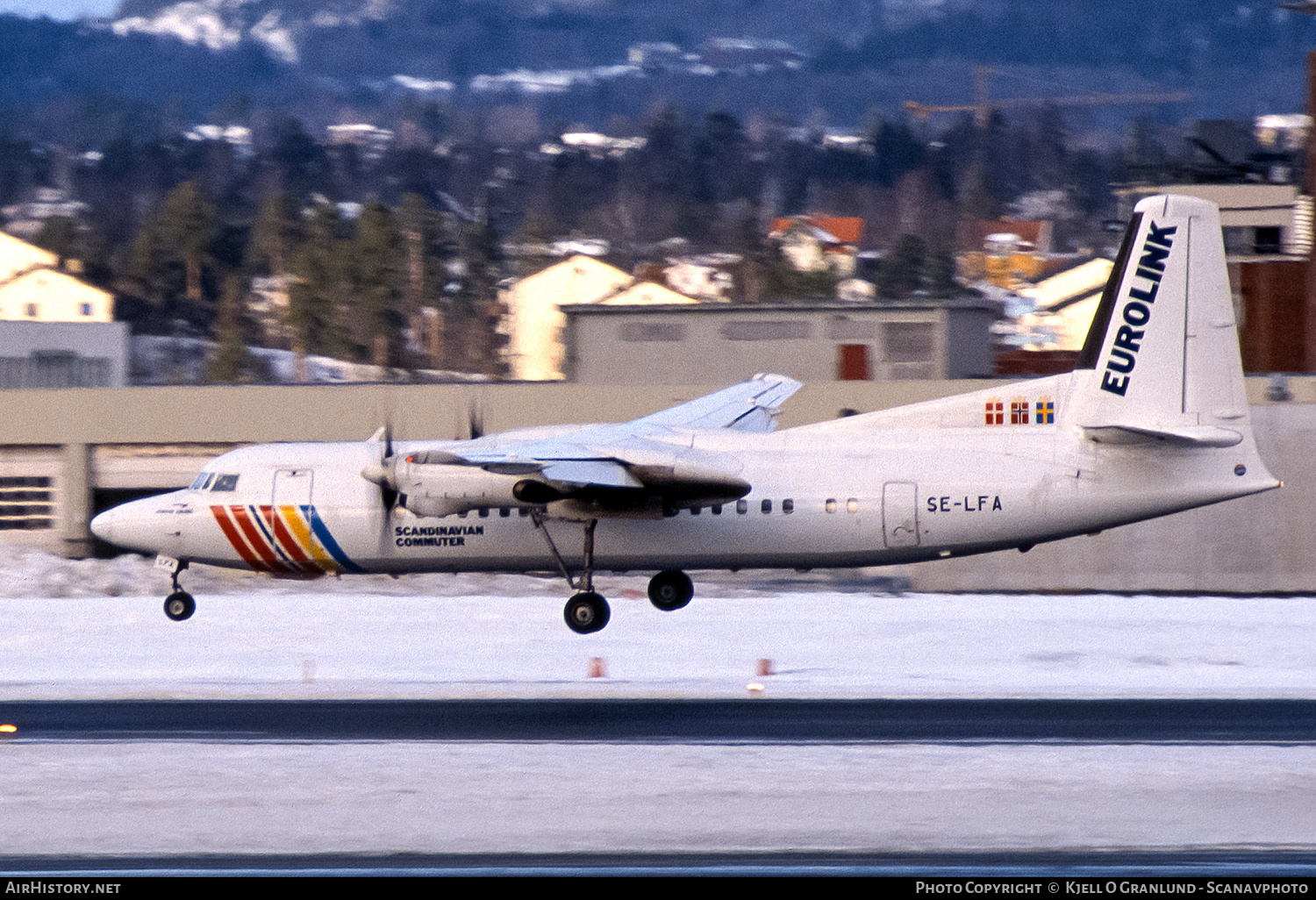 Aircraft Photo of SE-LFA | Fokker 50 | Scandinavian Commuter - Eurolink | AirHistory.net #599208