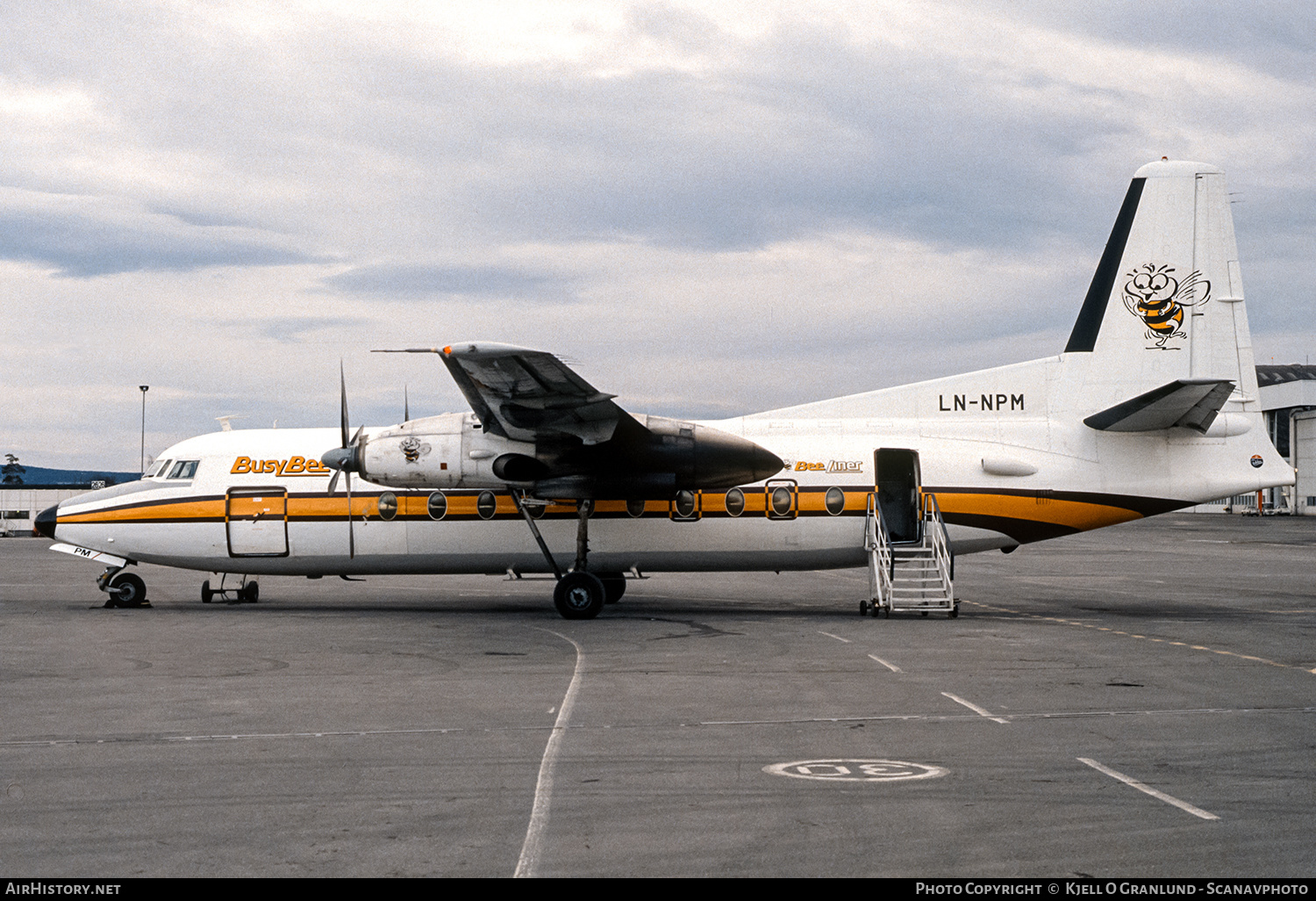 Aircraft Photo of LN-NPM | Fokker F27-100 Friendship | Busy Bee of Norway | AirHistory.net #599214