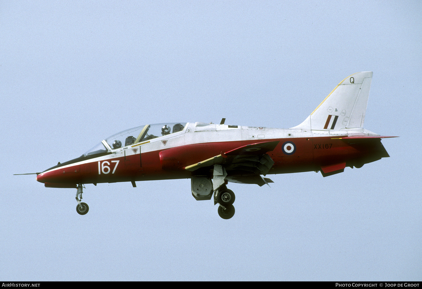 Aircraft Photo of XX167 | Hawker Siddeley Hawk T.1 | UK - Air Force | AirHistory.net #599238