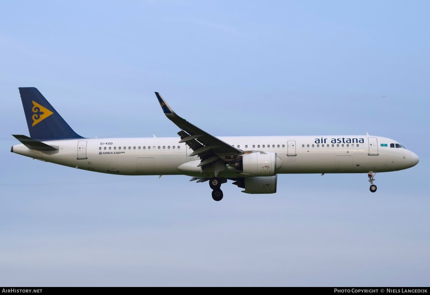 Aircraft Photo of EI-KDD | Airbus A321-271N | Air Astana | AirHistory.net #599276