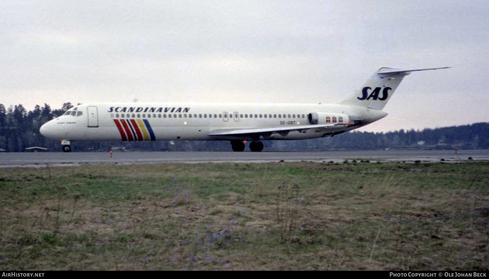 Aircraft Photo of SE-DBT | McDonnell Douglas DC-9-41 | Scandinavian Airlines - SAS | AirHistory.net #599311