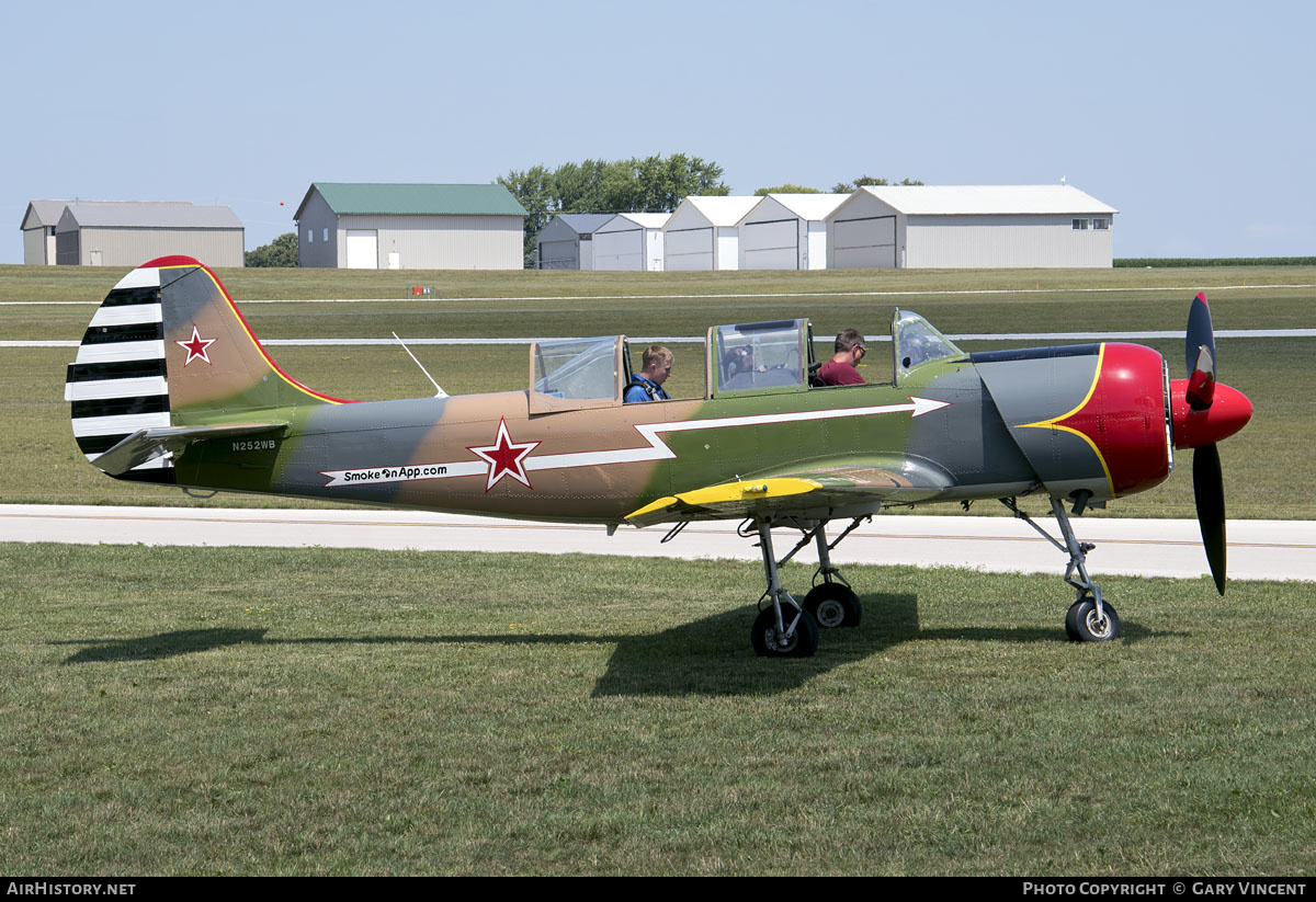 Aircraft Photo of N252WB | Yakovlev Yak-52W | Soviet Union - Air Force | AirHistory.net #599326