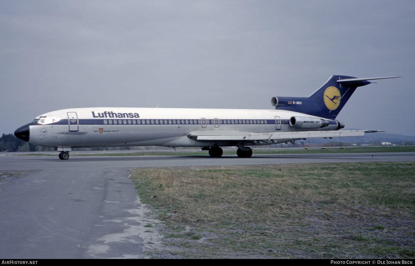 Aircraft Photo of D-ABSI | Boeing 727-230/Adv | Lufthansa | AirHistory.net #599331