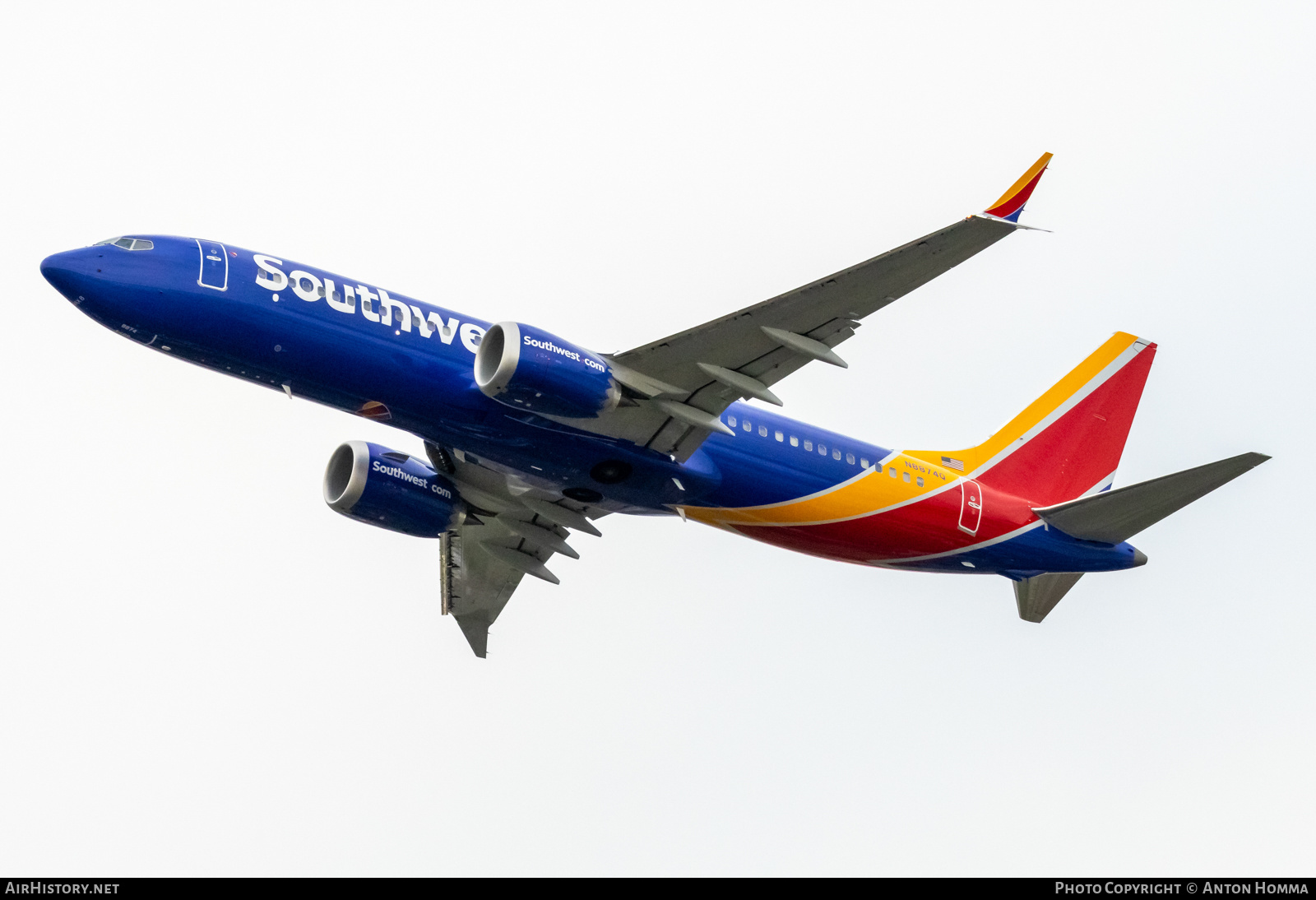 Aircraft Photo of N8874Q | Boeing 737-8 Max 8 | Southwest Airlines | AirHistory.net #599342