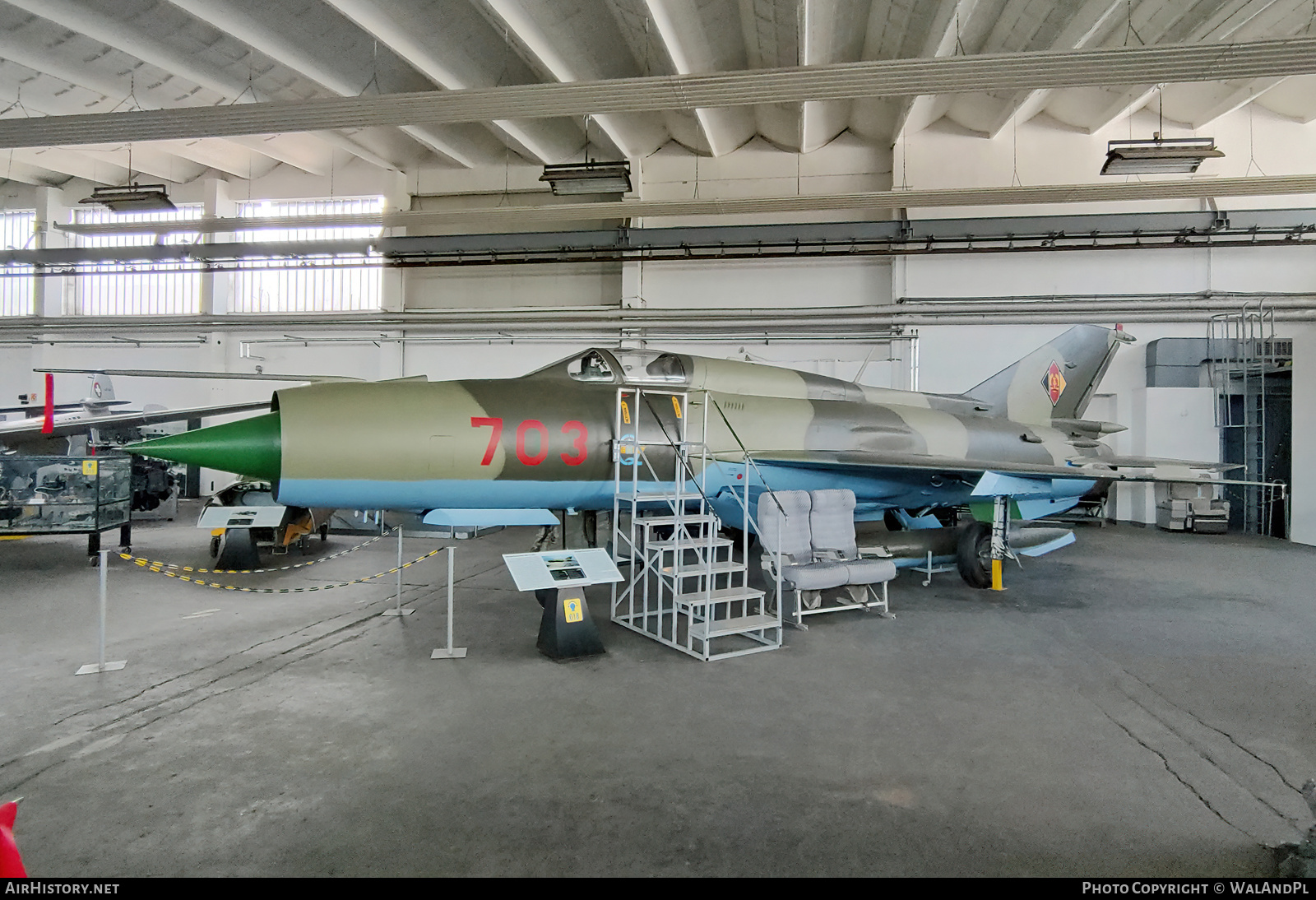 Aircraft Photo of 703 | Mikoyan-Gurevich MiG-21SPS | East Germany - Air Force | AirHistory.net #599364