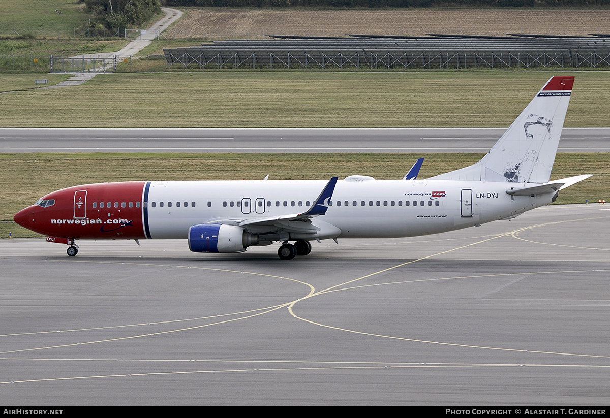 Aircraft Photo of LN-DYJ | Boeing 737-8JP | Norwegian | AirHistory.net #599375