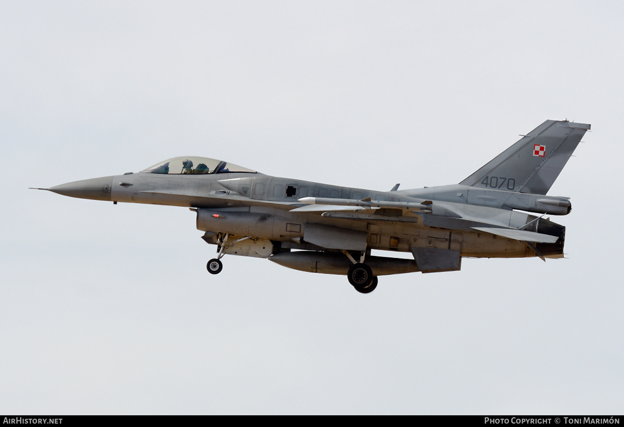 Aircraft Photo of 4070 | Lockheed Martin F-16C Fighting Falcon | Poland - Air Force | AirHistory.net #599386