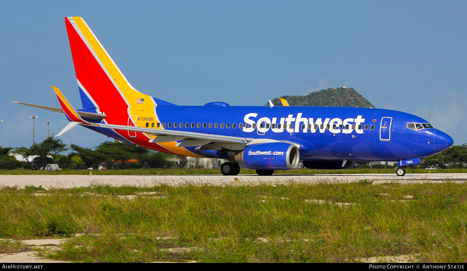 Aircraft Photo of N7868K | Boeing 737-79P | Southwest Airlines | AirHistory.net #599391