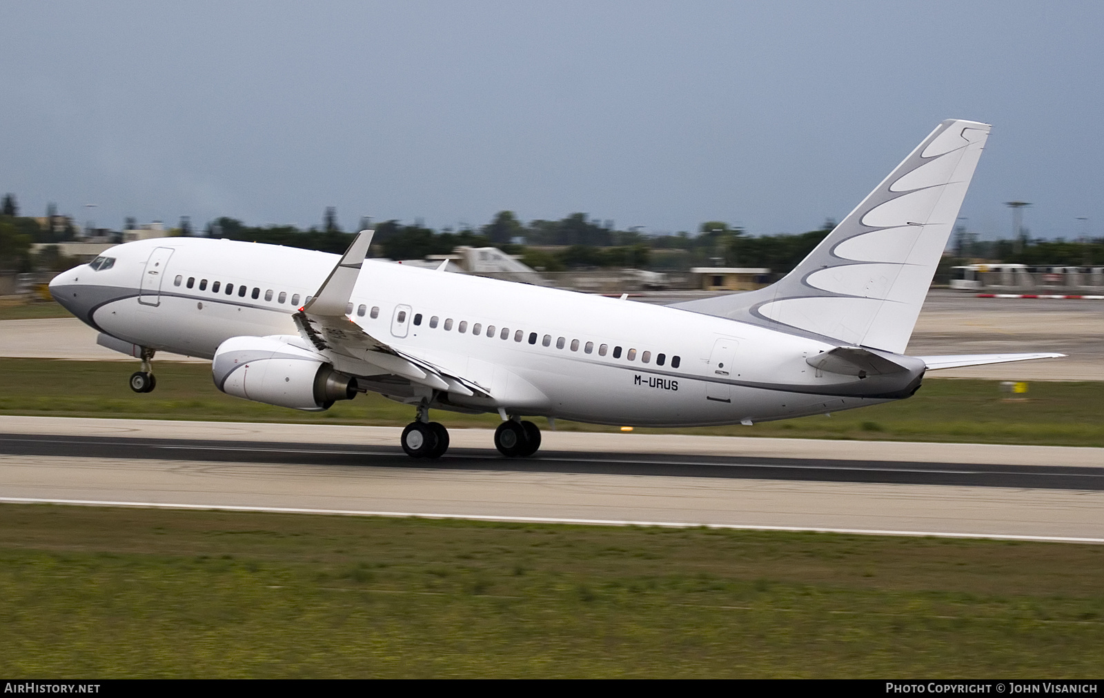 Aircraft Photo of M-URUS | Boeing 737-7GC BBJ | AirHistory.net #599426