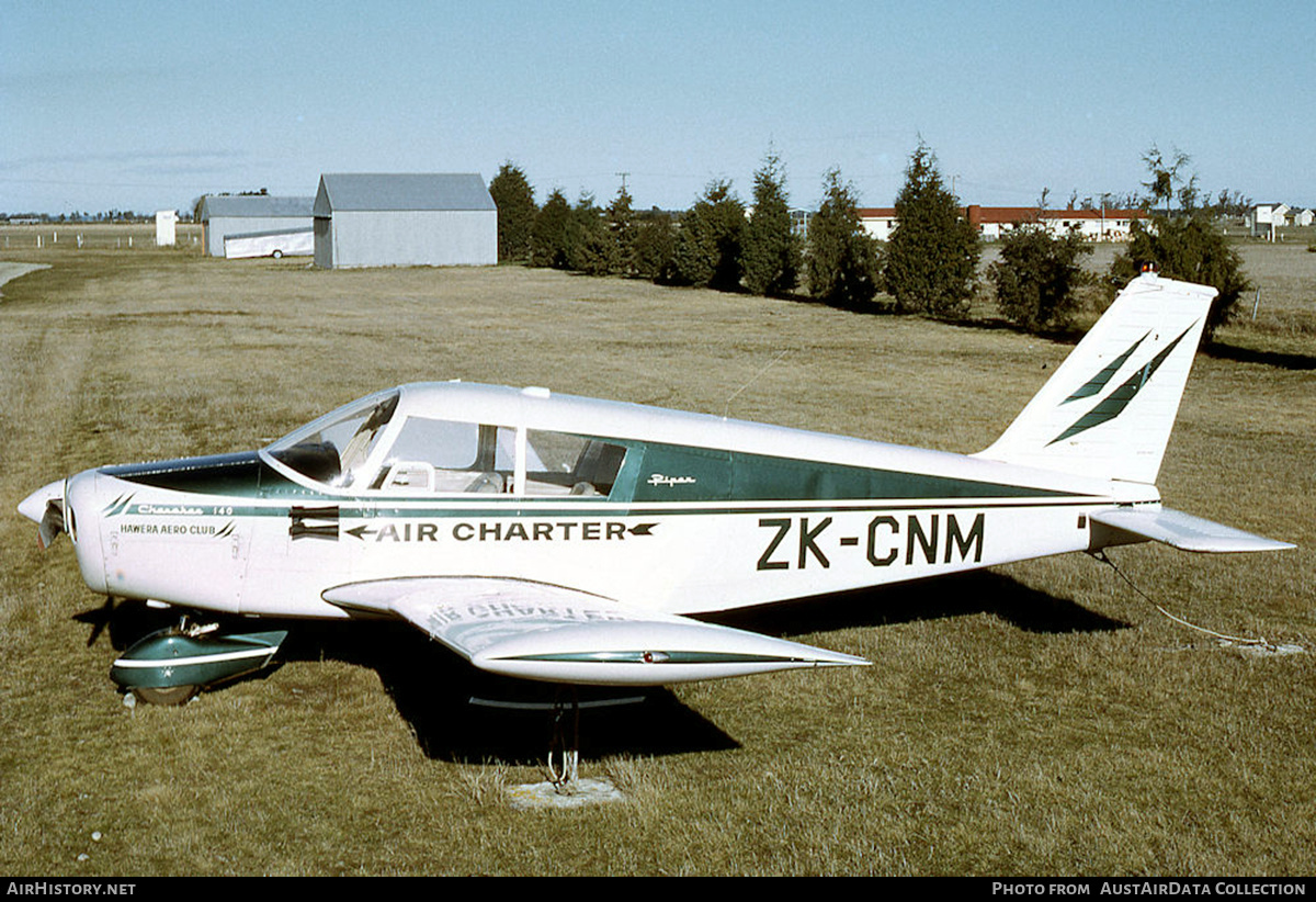 Aircraft Photo of ZK-CNM | Piper PA-28-140 Cherokee | Hawera Aero Club | AirHistory.net #599429