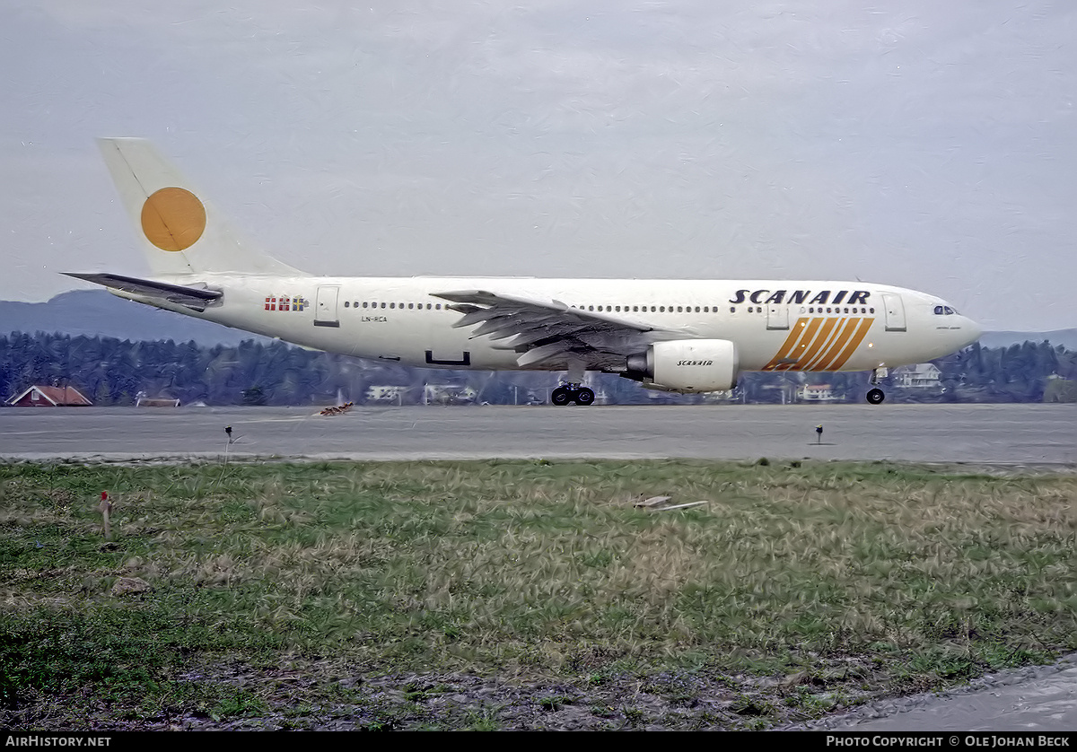 Aircraft Photo of LN-RCA | Airbus A300B4-120 | Scanair | AirHistory.net #599442
