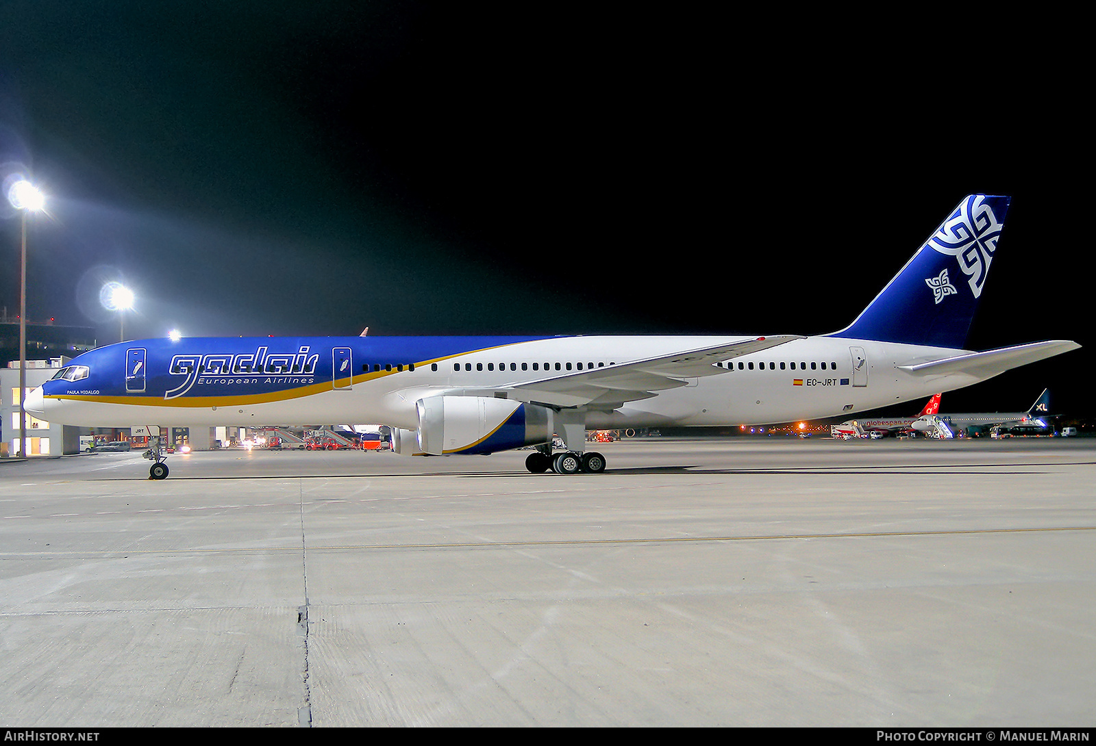 Aircraft Photo of EC-JRT | Boeing 757-236 | Gadair European Airlines | AirHistory.net #599447