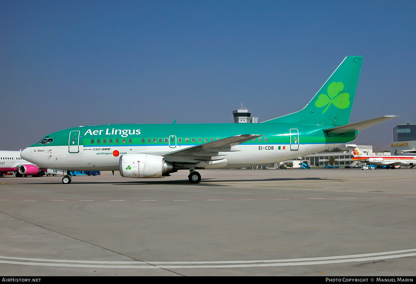 Aircraft Photo of EI-CDB | Boeing 737-548 | Aer Lingus | AirHistory.net #599448